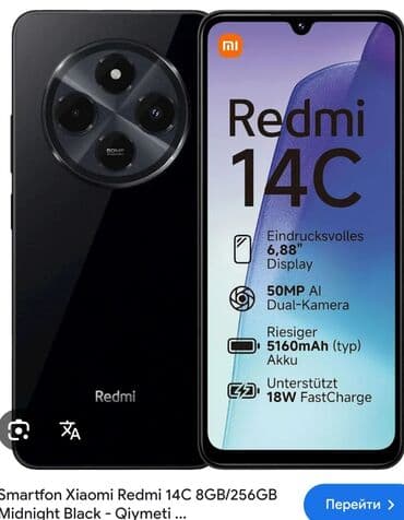 Xiaomi 14, 256 GB, rəng - Qara, 
 Sənədlərlə, Zəmanət, İki sim kartlı