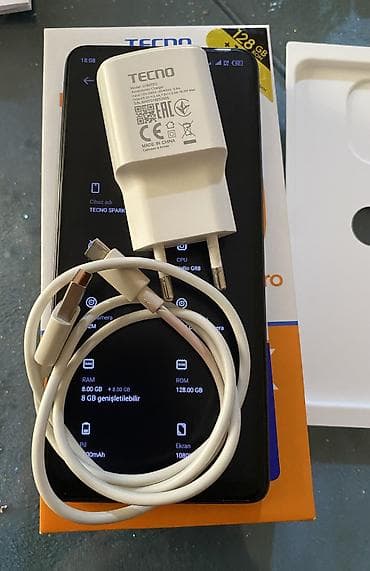 iphone pro max: Tecno Spark 10 Pro, 128 GB, Face ID, Sənədlərlə, İki sim kartlı — 6