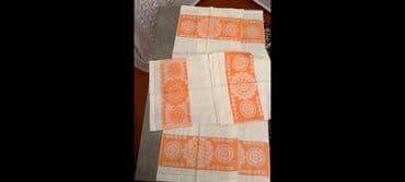 Часы для дома: Кухонное Новый цвет - Оранжевый Хлопок Полотенце, Самовывоз — 3