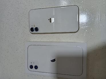 IPhone 11, 128 GB, Ağ, Barmaq izi, Face ID