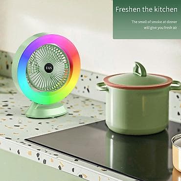 ventil: LED İşıqlı Masaüstü Sərinkeş S27 | Colorful Lighting Fan . ❄️ Sərinlik — 2