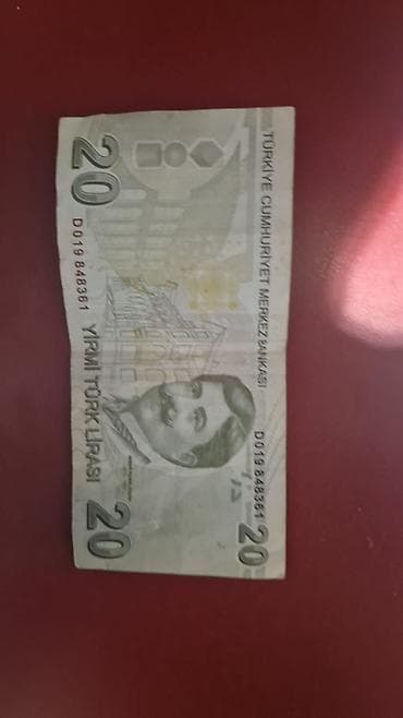 20 cent nece qepikdir: Türkiyə 20 TL əsginası - Nominallıq: 20 Türk Lirəsi (Yirmi TL) - — 2