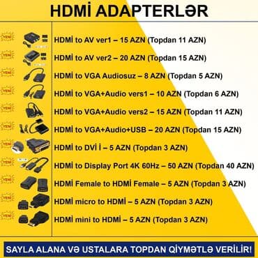Skanerlər: Adapterlər/Keçidlər SAYLA ALANA VƏ USTALARA TOPDAN QİYMƏTLƏ VERİLİR! — 10