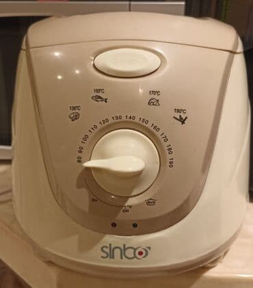 tum qovuran aparat: Fritoz,1dəfə istifadə olunub.Demək olar ki yenidir tam işlək — 1