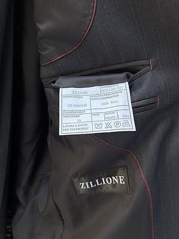 cins pencek: ZILLIONE kişi kostyumu - Parça: 100% yun (etiketdə göstərilib) — 2