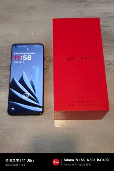 xiaomi mi 8 qiymet: OnePlus 10 Pro, 256 GB, rəng - Qara, Barmaq izi — 4