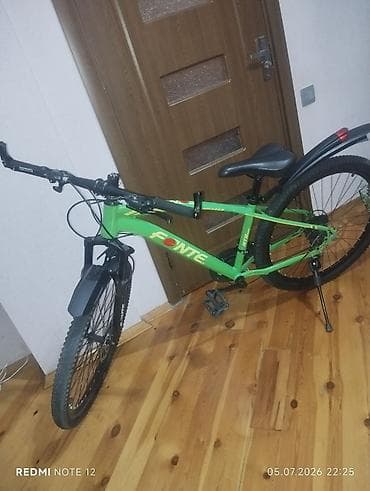 aurus bicycle: FONTE dağ velosipedi - Rəng: yaşıl, loqotipli - Çərçivə: MTB tipli — 1