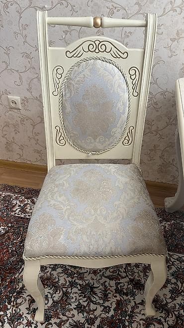 kiraye stol stul: Qonaq otağı üçün, Dördbucaq masa, 8 stul — 6