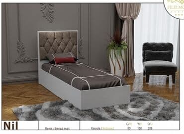 Yeni, Təknəfərlik çarpayı, Bazasız, Matras ilə, Siyirməsiz, Türkiyə