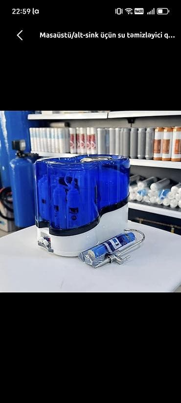 su filtir: Ev tipi su təmizləmə sistemi (masaüstü və ya alt-sink quraşdırma üçün) — 1