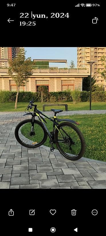 focus velo: Dağ/şosse tipli velosiped - Rəng: qara-yaşıl aksentlər - Çərçivə — 1