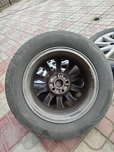 changan disk: Məhsul: 4 ədəd orijinal Toyota yüngül lehimli disk + şin komplekti - — 2