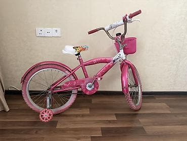 teker velosiped: Uşaq velosipedi – qızlar üçün, çəhrayı rəngdə - Təkər ölçüsü — 3