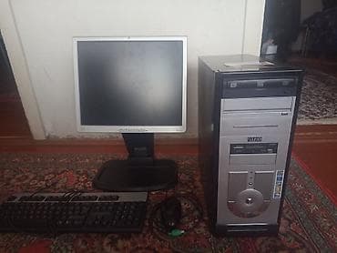 Kompüterlər 1 ci Şəkildəki - Sistem bloku+ Monitor+ Siçan+ Klaviatura