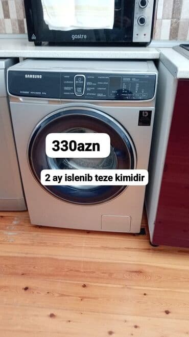 Paltaryuyan maşın Samsung, 8 kq, Avtomat, Qurutmasız