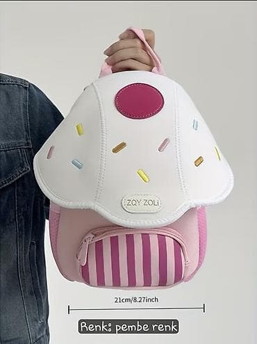 oyuncaql: Məhsul: Uşaq kürək çantası – “cupcake” dizaynlı, ZQY ZOLI - Rəng — 2