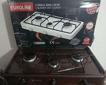 Qaz sobası Stolüstü, 3 gözlü, Yeni