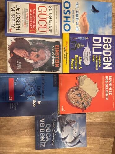 продажа книг бу: Kitablar satilir. Her biri chox yaxshi veziyyetdedi, bezileri hech — 1