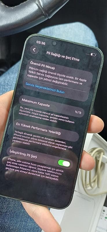 telefonl: IPhone 13, 128 GB, Yaşıl, Face ID — 3