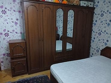 Двуспальная кровать, Трюмо, Шкаф, 2 тумбы — 2