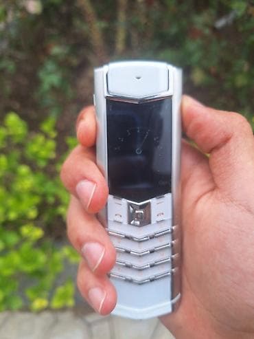 telefonl: Vertu rəng - Ağ, Düyməli — 6