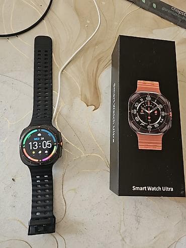 Smart Watch Ultra – çoxfunksiyalı ağıllı saat - Dəyirmi sensor ekran