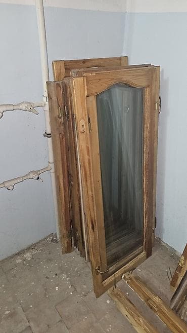 Taxta pəncərə çərçivələri və şüşəli pəncərə qanadları - Material — 1