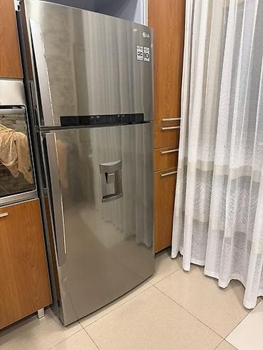 2 двери LG Холодильник Продажа, цвет - Серебристый, С диспенсером — 1