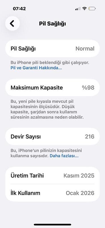 15 pro 128: IPhone 17 Pro, 256 GB, Narıncı, Zəmanət — 2