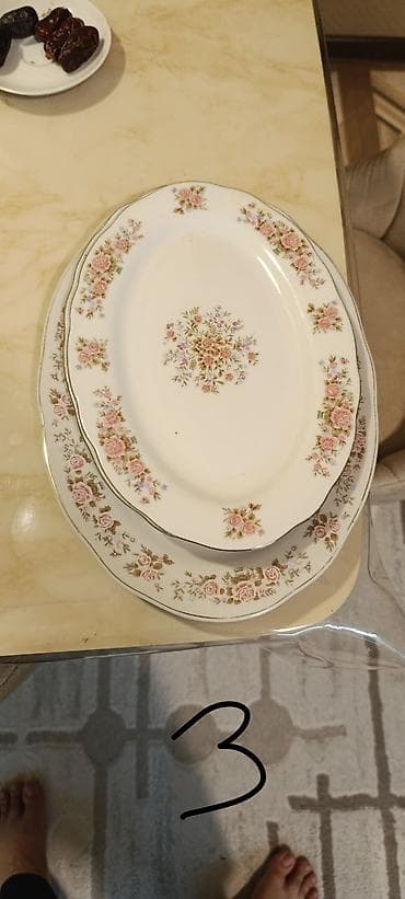 Nahar dəsti, rəng - Ağ, Farfor — 5