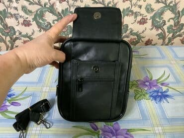 dəri kişi cantaları: Məşhur, original Türk brendi olan-“Newish Polo”nun asqılı, çiyin və əl — 4