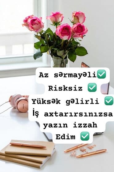 Onlayn biznes imkanı axtaranlar üçün hazırlanmış bu təklif, minimal