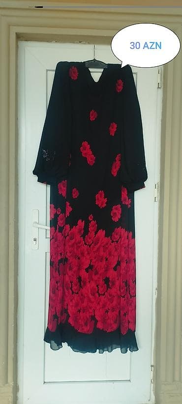 platin: - Qara şifon ziyafət donu - Üst hissə: qızılı rəngdə sıx krujeva — 5