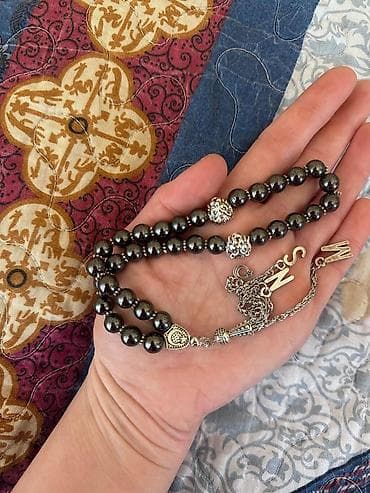 qara yubka: Məhsul: Şəxsi adla yığılan kişi təsbehləri - Qara mat və ya parlaq — 3