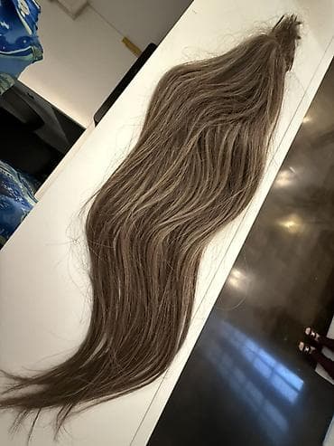 Təbii insan saçı – uzun dəstə - Material: 100% təbii insan saçı - — 2