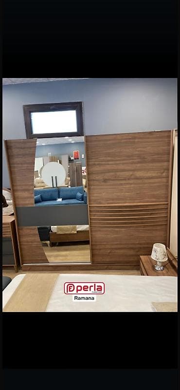 teze mebel: Yeni, 2 qapılı, Təkərli, Qəhvəyi, Taxta, Kupe, Düz dolab — 1