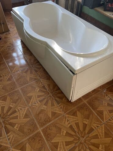ванна душ: Б/у Ванна, Пластик, Платная доставка — 1
