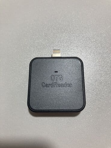 iphone ucun flash kart: Yığcam dizaynlı kart oxuyucusu. Lightning konnektoru vasitəsilə Apple — 1