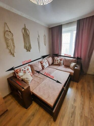 divan ikinci əl: Künc divan, İşlənmiş, Açılan, Süni dəri, Çatdırılma yoxdur — 7