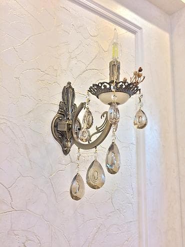 xrustal stekanlar: Çılçıraq, 10 və daha çox lampa, Xrustal — 2