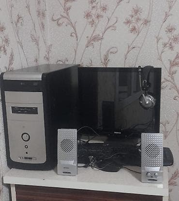 Masaüstü kompüter komplekti Tərkib: - Sistem bloku (LG korpuslu, ön