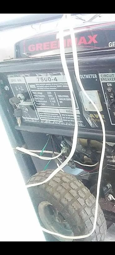 desler: Greenmax Generator – 7500-4 Texniki xüsusiyyətlər: - Model: 7500-4 — 1