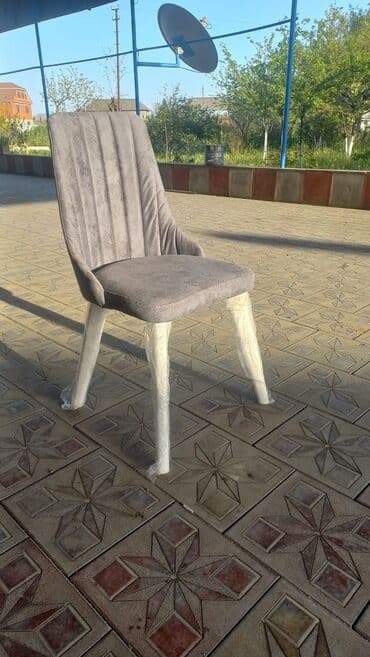 стулья мягкие для дома: Для кухни, Новый, Нескладной, цвет - Бежевый Стул — 12