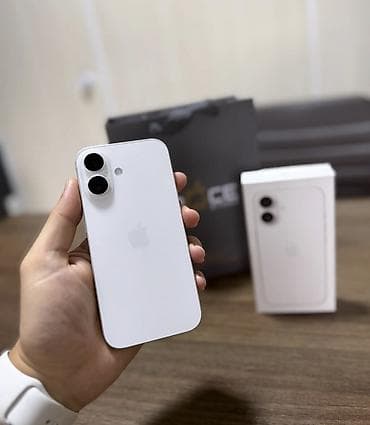iphone quba: IPhone 16, 128 GB, Ağ, Zəmanət, Simsiz şarj, Face ID — 4