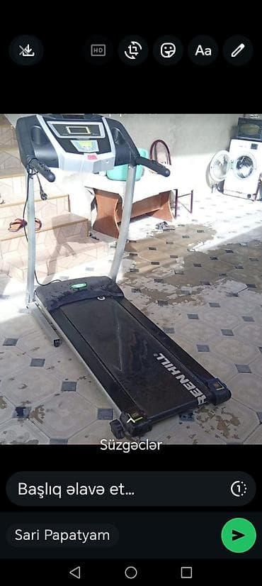 Əlcəklər: REENHILL qaçış trenajoru - Elektrikli qaçış yolu, ev istifadəsi üçün — 2