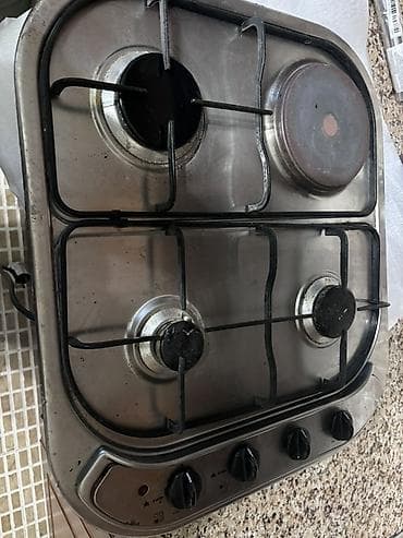 plitələr: Qarışıq sobası Stolüstü, 4 gözlü, İşlənmiş — 1