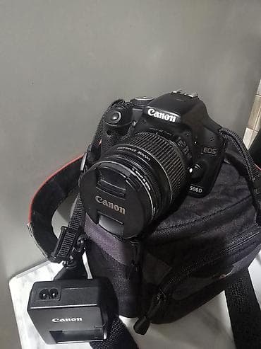 Canon EOS 500D DSLR fotoaparat dəsti və 16 GB liq uaddaş kartı — 3