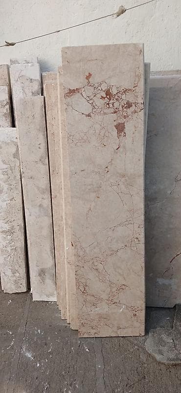pendir: Mərmər pilləkan taxtaları və üzlük panelləri - Material: təbii mərmər — 2
