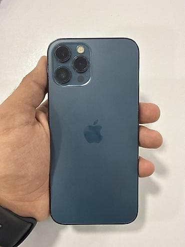 telefon plata satisi: IPhone 12 Pro Max, 256 GB, Pacific Blue, Face ID — 3