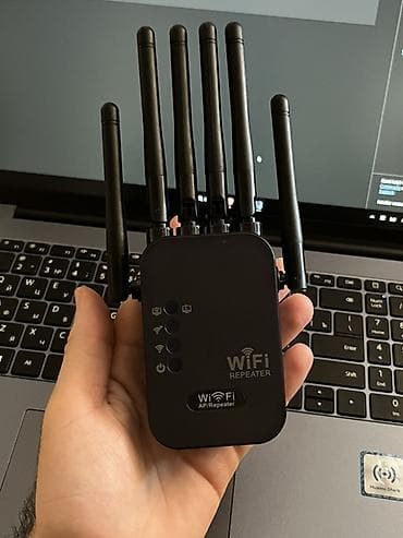Wi‑Fi Repeater / AP gücləndirici - 6 ədəd xarici antena ilə yüksək